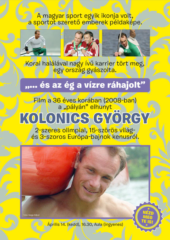 Kolonics György emlékfilm (plakát)