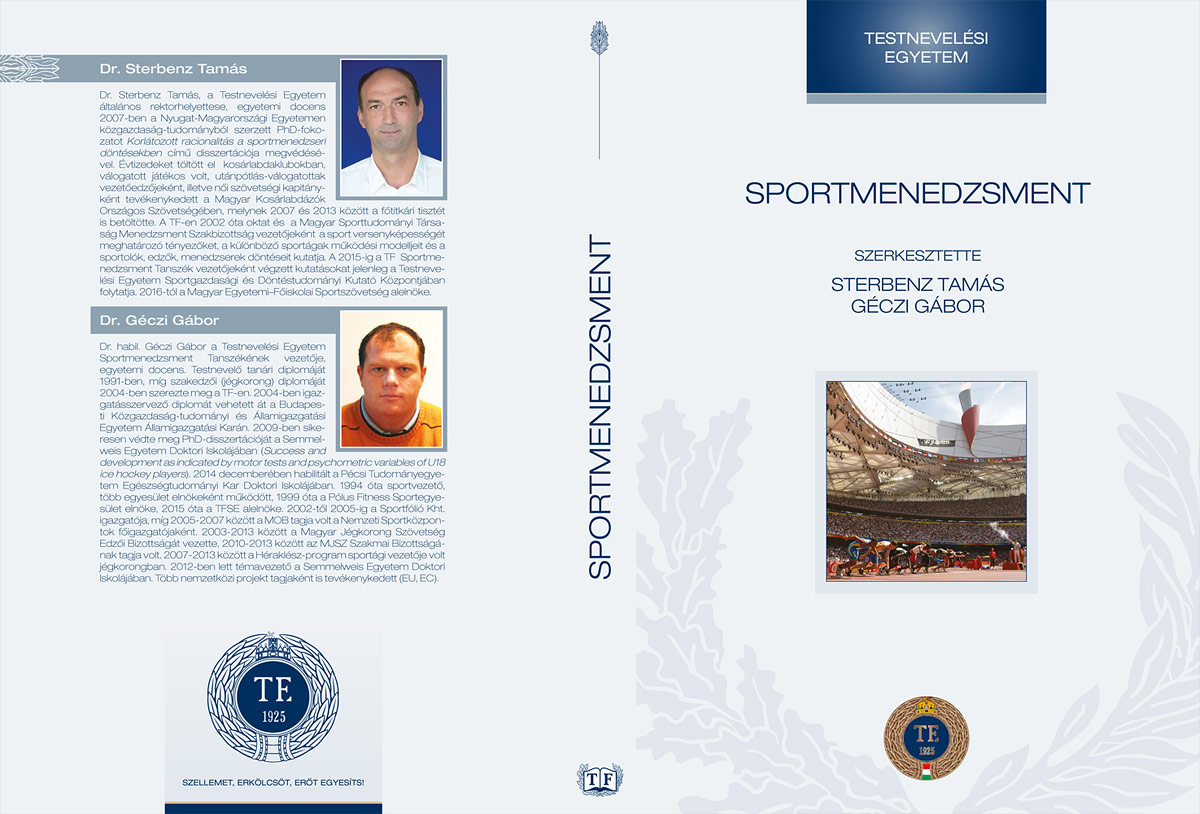 Megvásárolható az új sportmenedzsment tankönyv