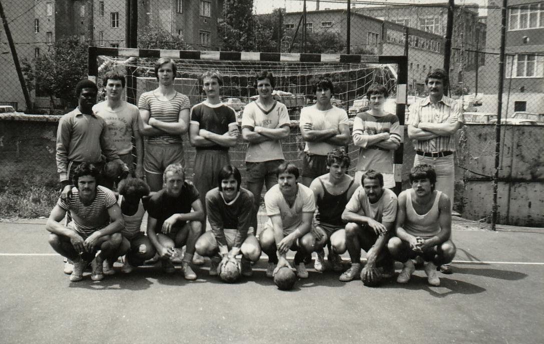 TFSE férfi kézilabda - Hőskor, 1975 (edző: Fekete Béla)