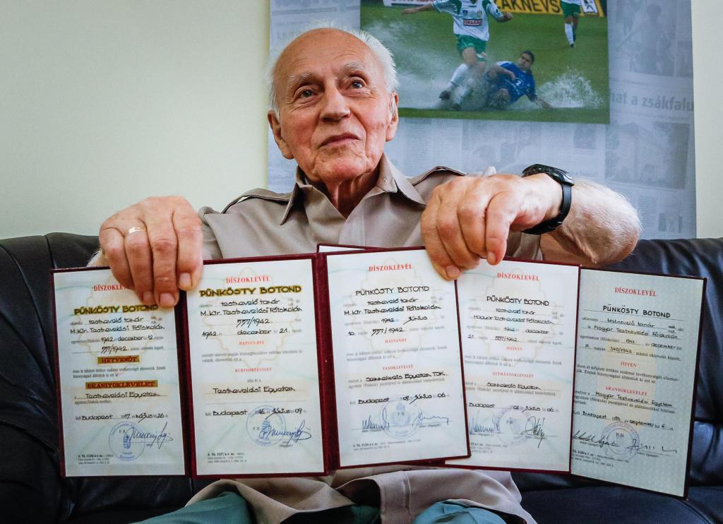Rubin után gránit 75 éve kapta diplomáját Pünkösty Botond