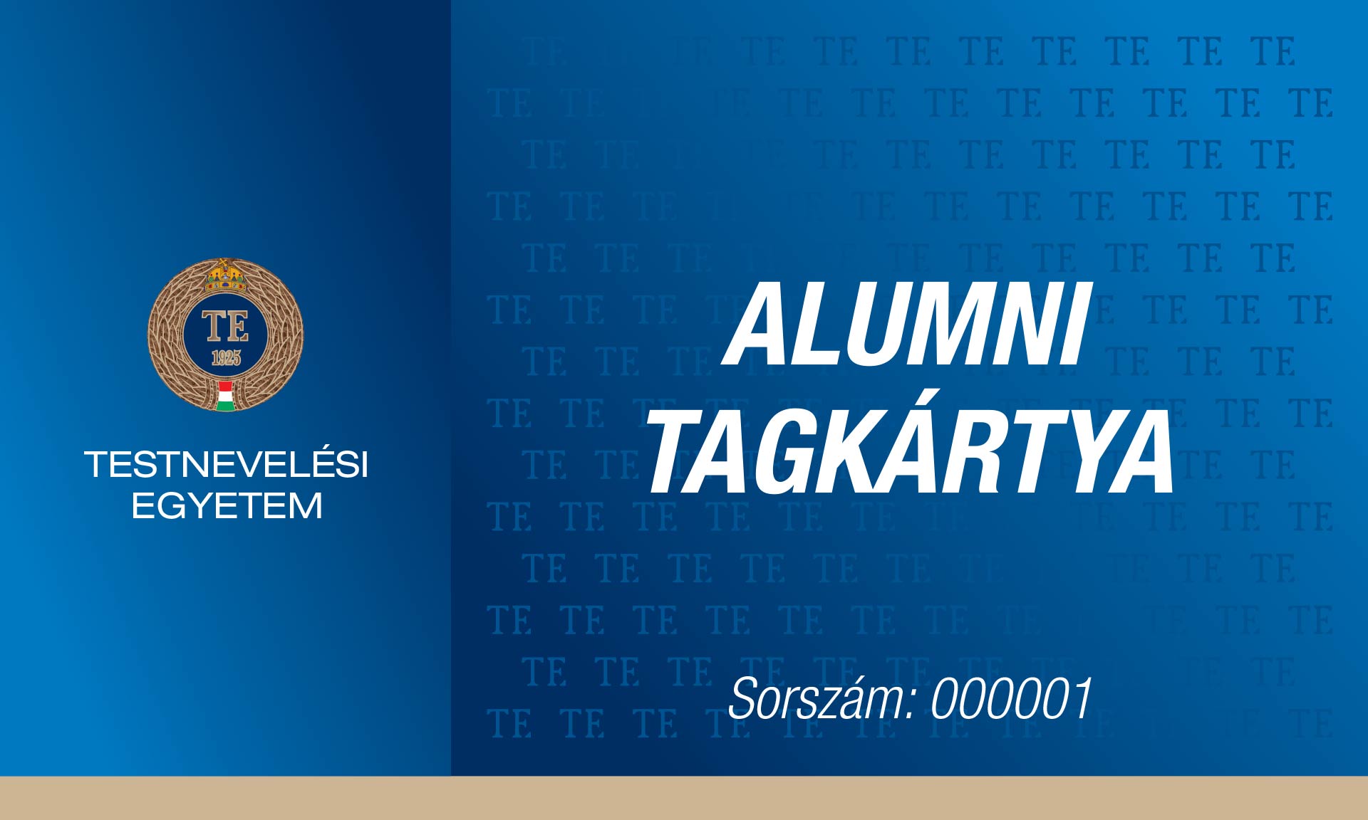 Alumni kártya és Alumni est a TF en