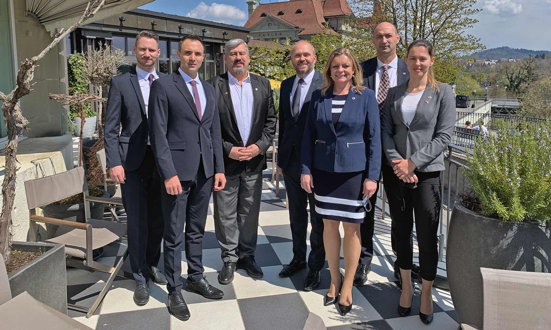 Rector's delegation visit in Bern