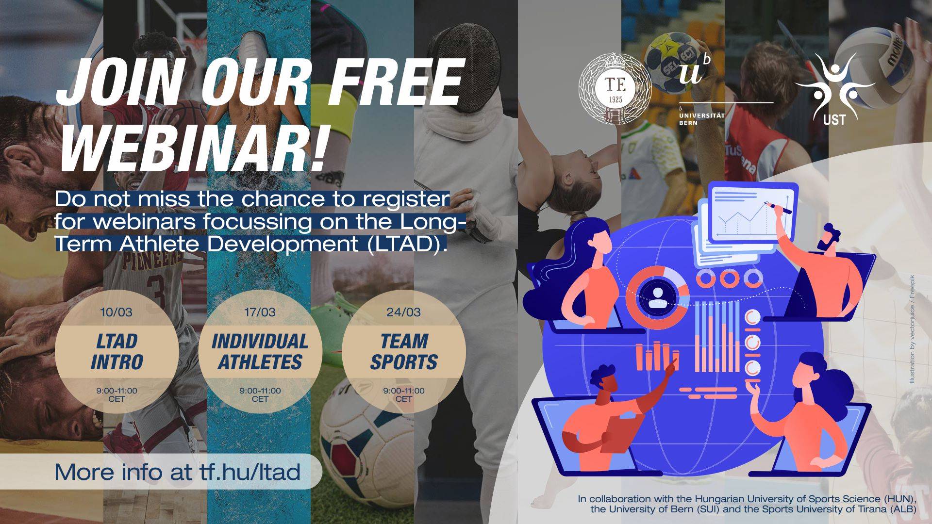 Free webinar series on LTAD to continue