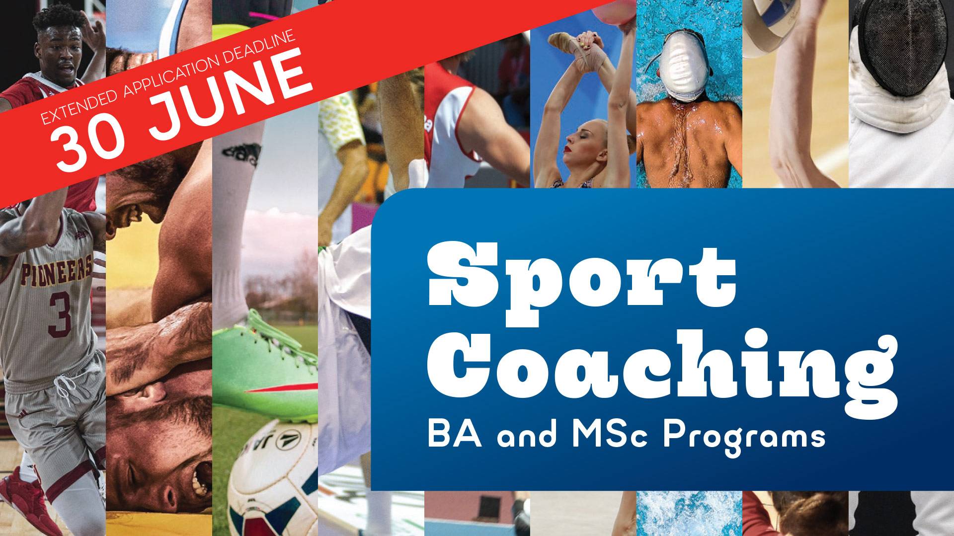 Sport Coaching BA and MSc Programs: Application deadline extended