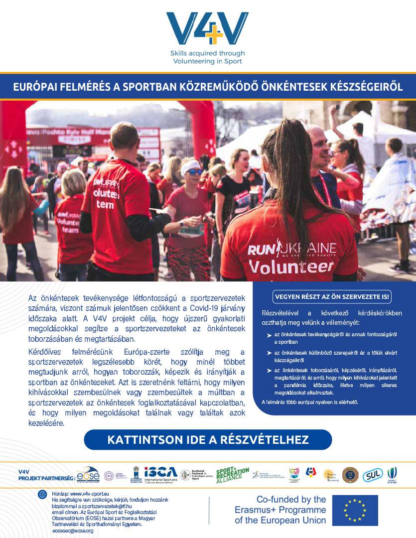 Európai kutatás az önkéntességről a TF főszereplésével (flyer)