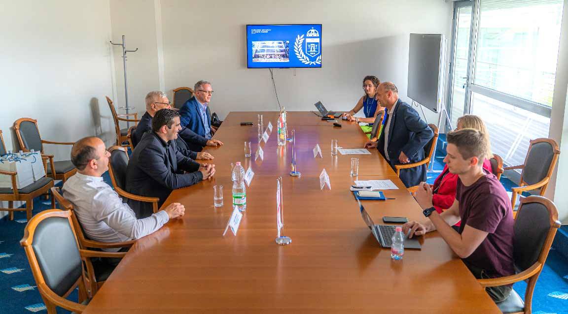 The IJF Academy and the Georgian Judo Federation Delegation Visit at our Universtiy