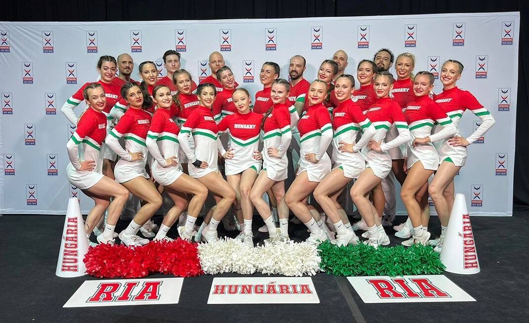 Pék Szilvia sikere a cheerleaderek világbajnokságán