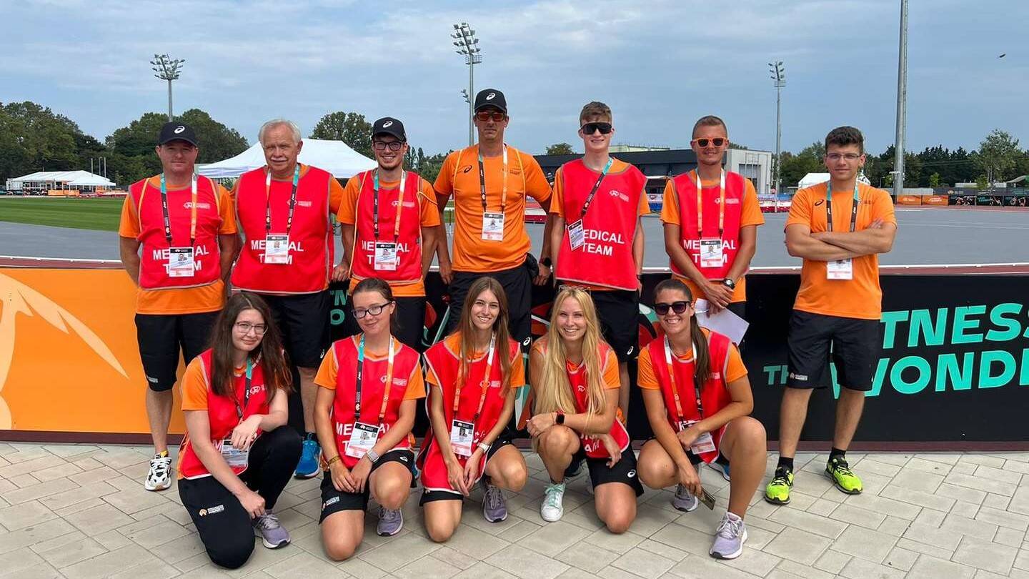 World Athletics Championships volunteers in action
