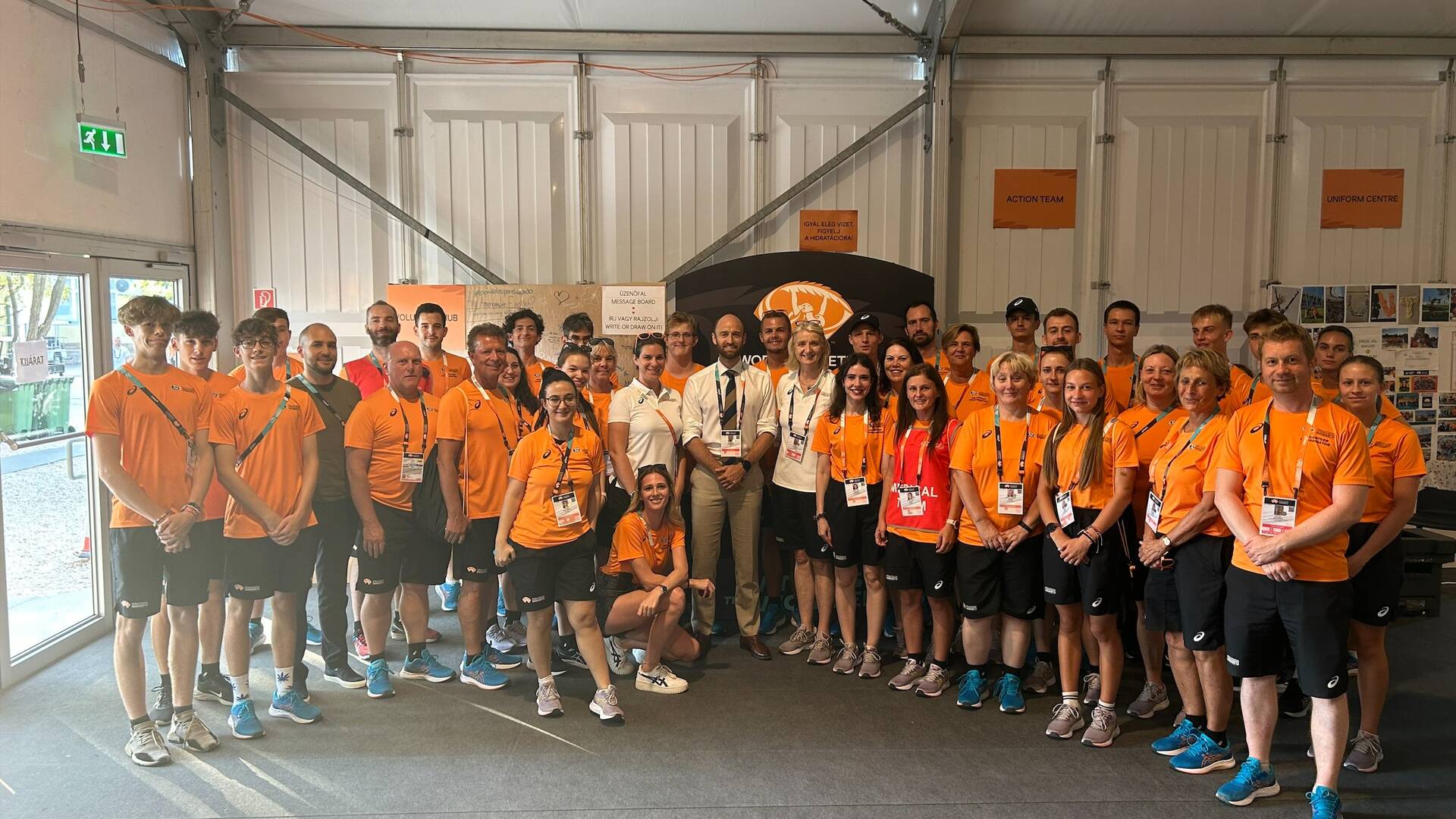 French sports diplomat visits the volunteer programme