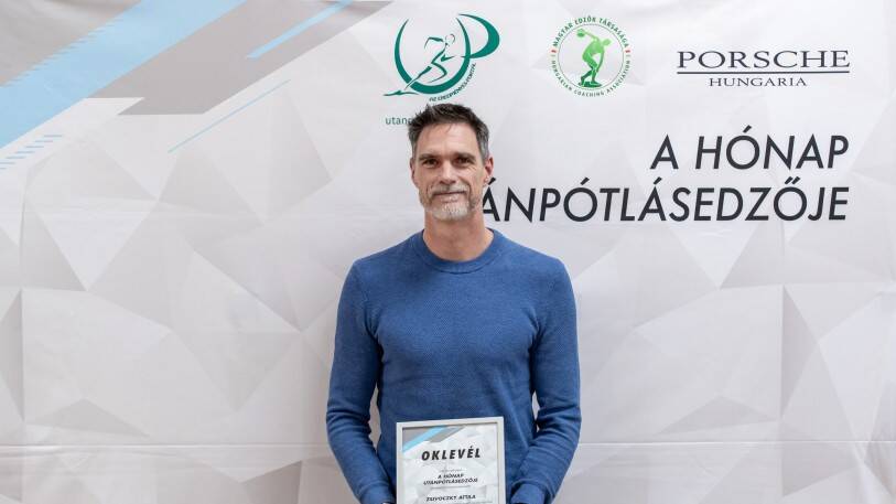 Zsivóczky Attilát, a TF oktatóját választották a hónap utánpótlásedzőjének