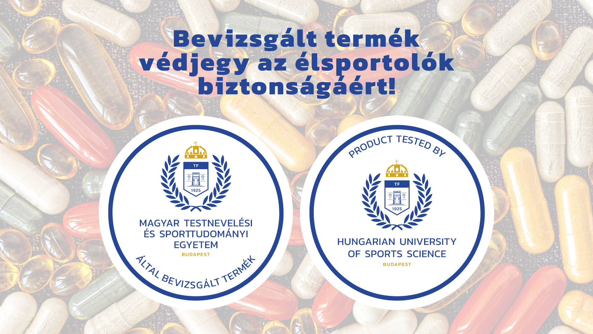 A Sport-táplálkozástudományi Központ bemutatja: Bevizsgált termék védjegy az élsportolók biztonságáért!