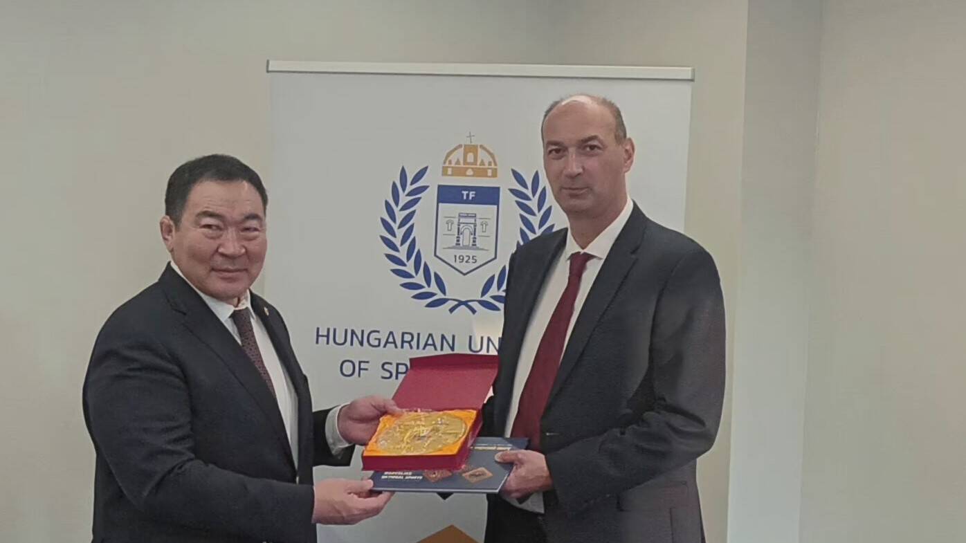 Mongólia sportminisztere látogatott a Magyar Testnevelési és Sporttudományi Egyetemre 2