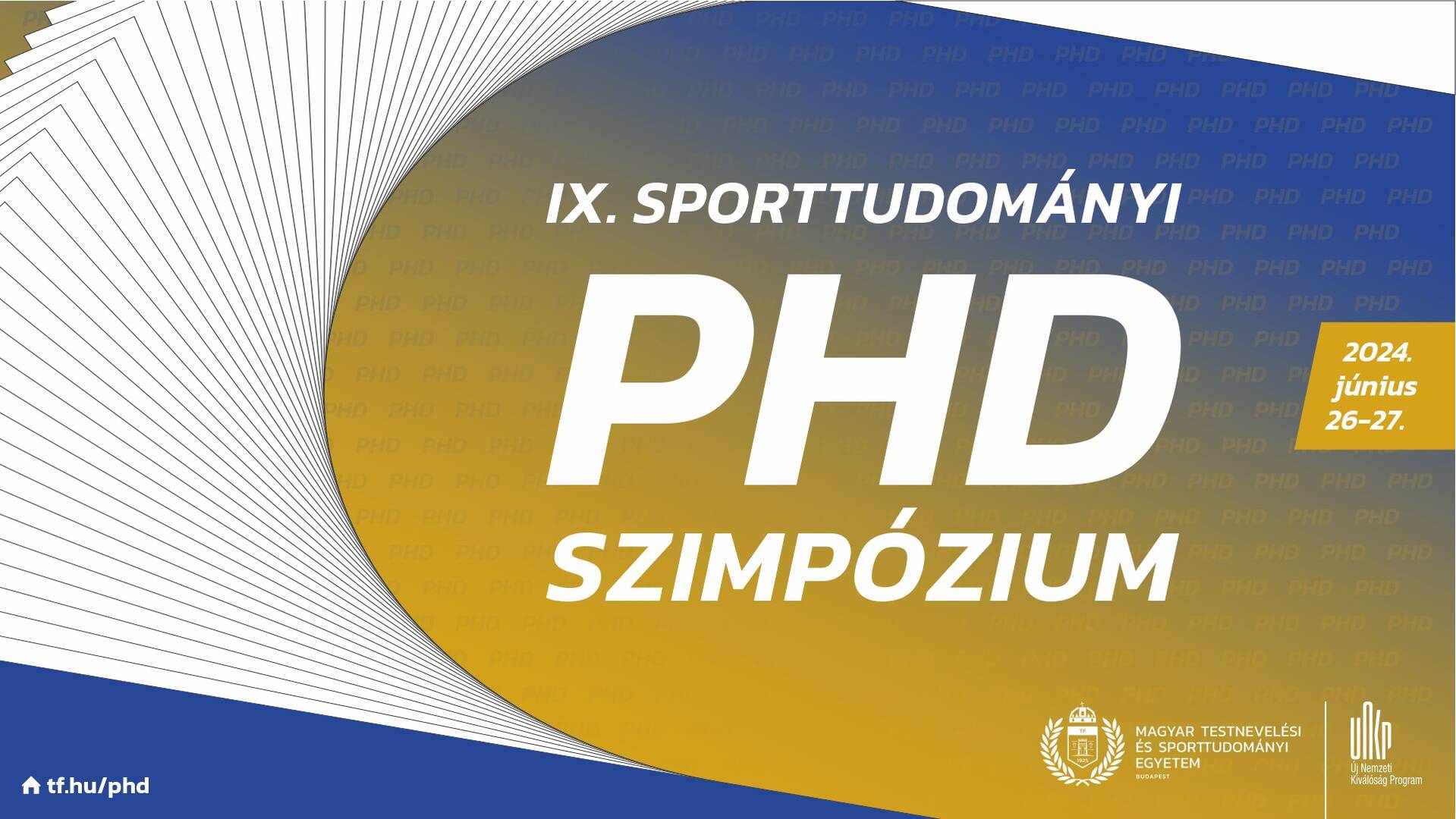 Meghívó a IX. Sporttudományi PhD Szimpóziumra