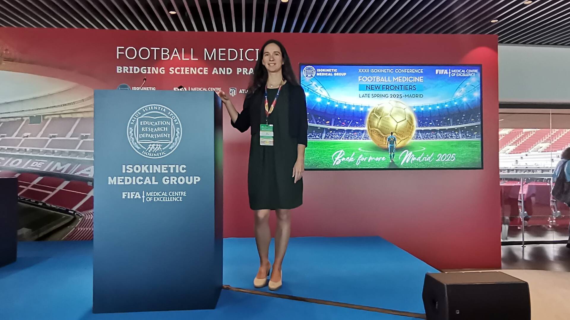 Míra Ambrus held a presentation at the FIFA International Conference of Football Medicine in Madrid