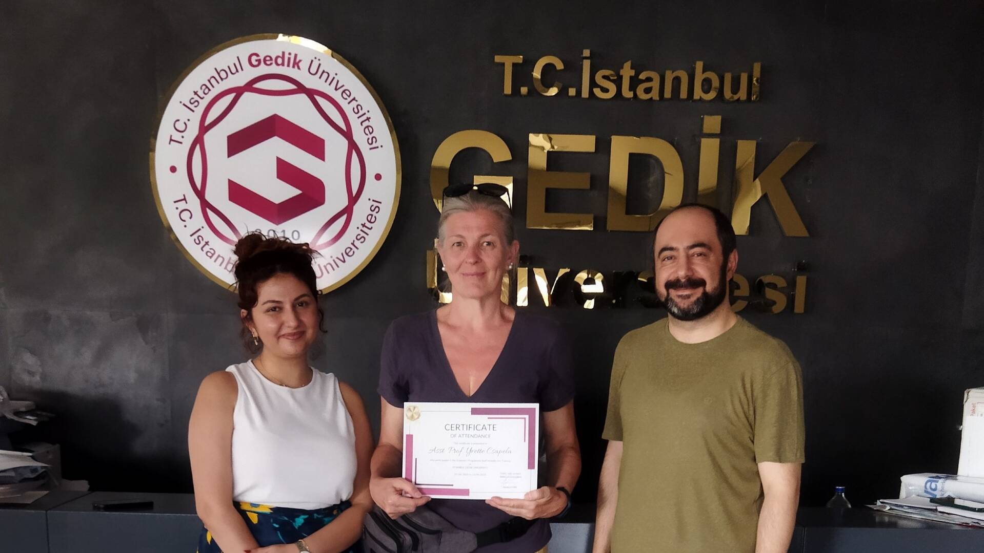 Látogatás partnerintézményünknél, az Isztambuli Gedik Egyetemen