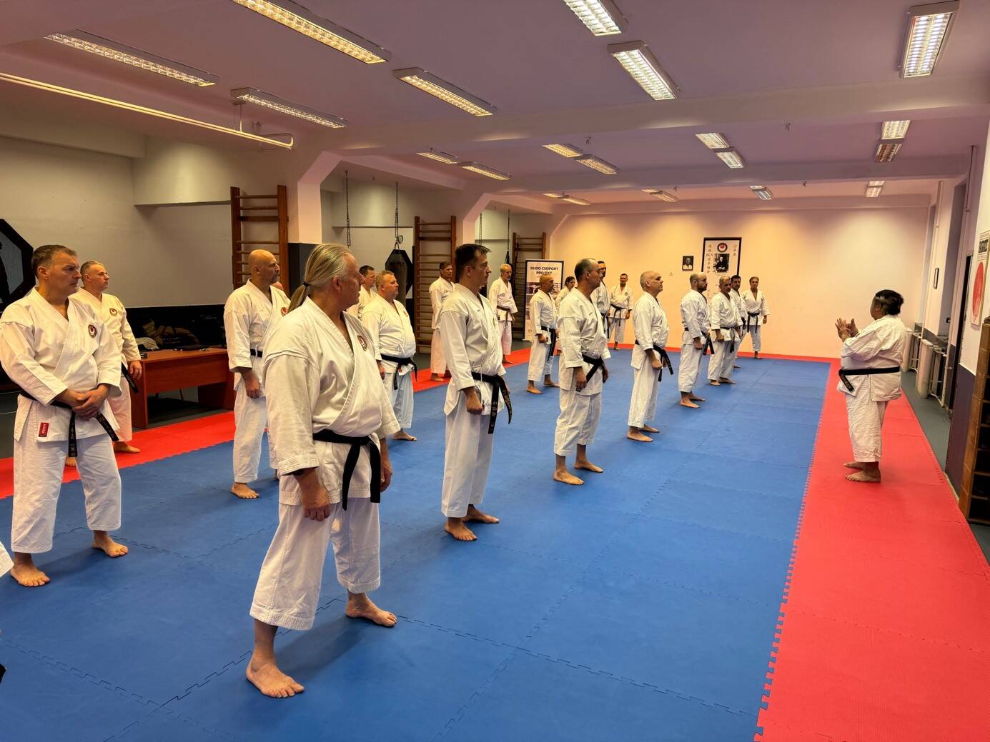 Evzaro karate edzotabort tartottak a TF en 1