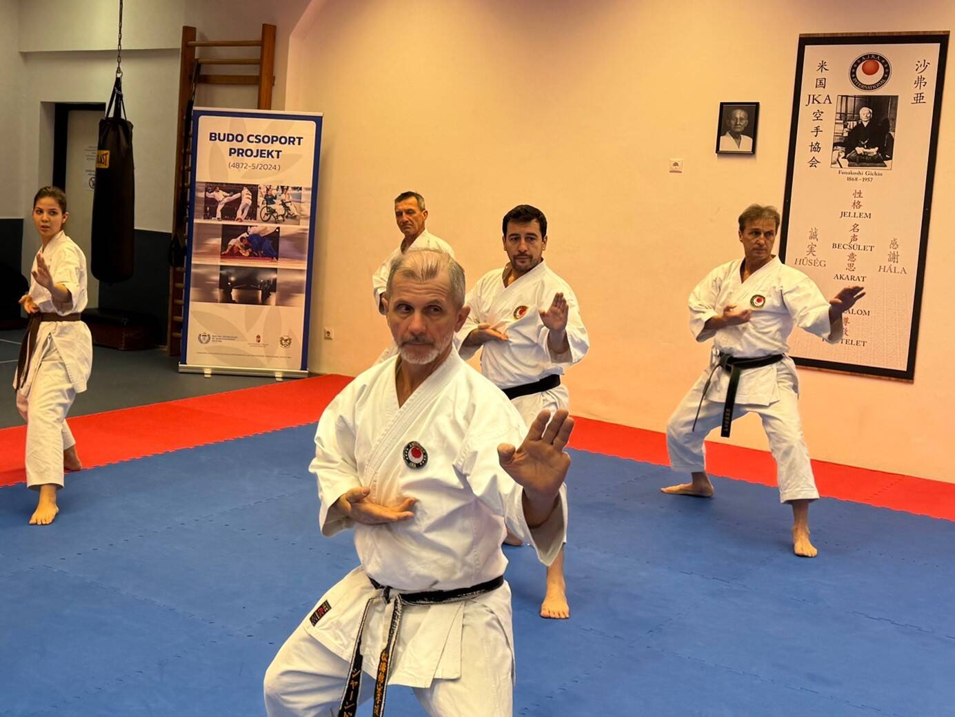 Evzaro karate edzotabort tartottak a TF en 2
