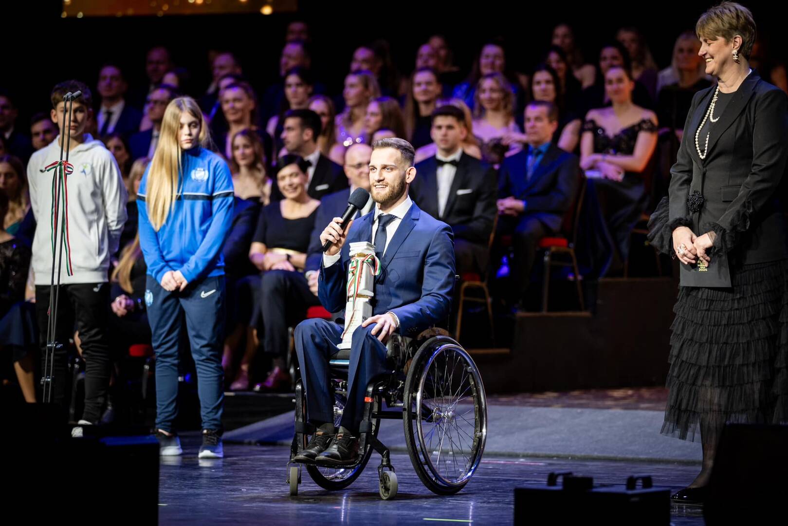 Current and former TF student receive awarde at the 2024 Athlete of the Year Gala
