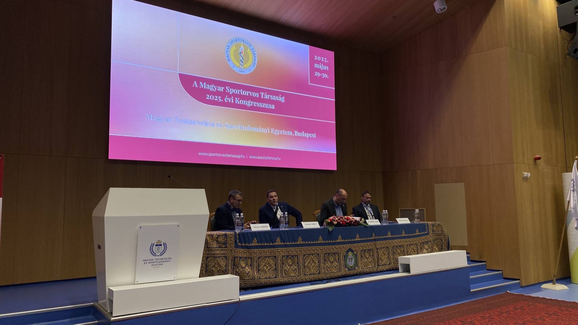 Elkezdődött a Magyar Sportorvos Társaság 2025. évi kongresszusa a TF-en