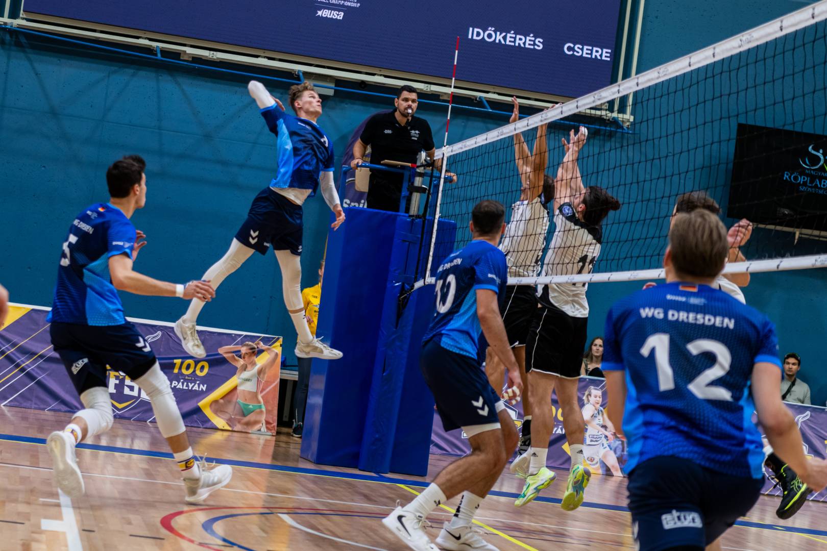 After a day of rest the European Universities Volleyball Championship resumed at full speed 1