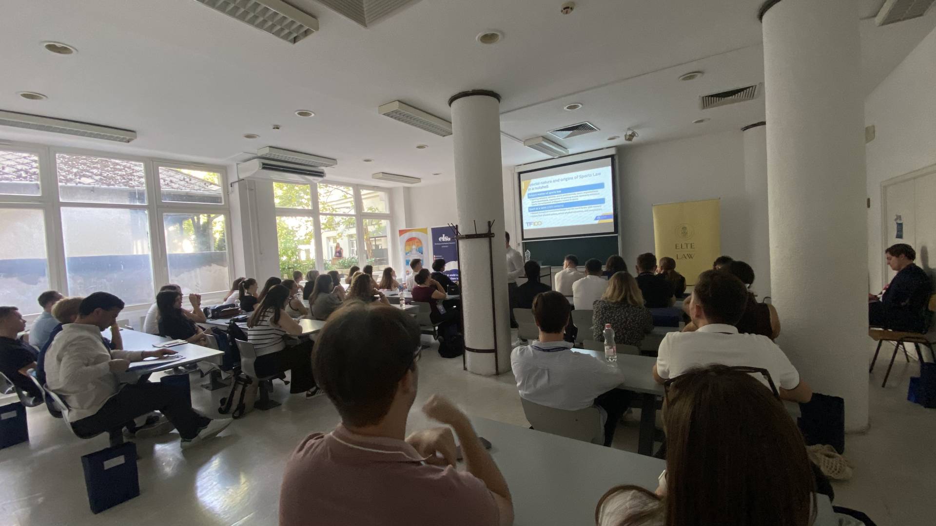 Az ELSA Summer University 2025 os rendezvenyen tartott eloadast Szekely Botond tanarseged