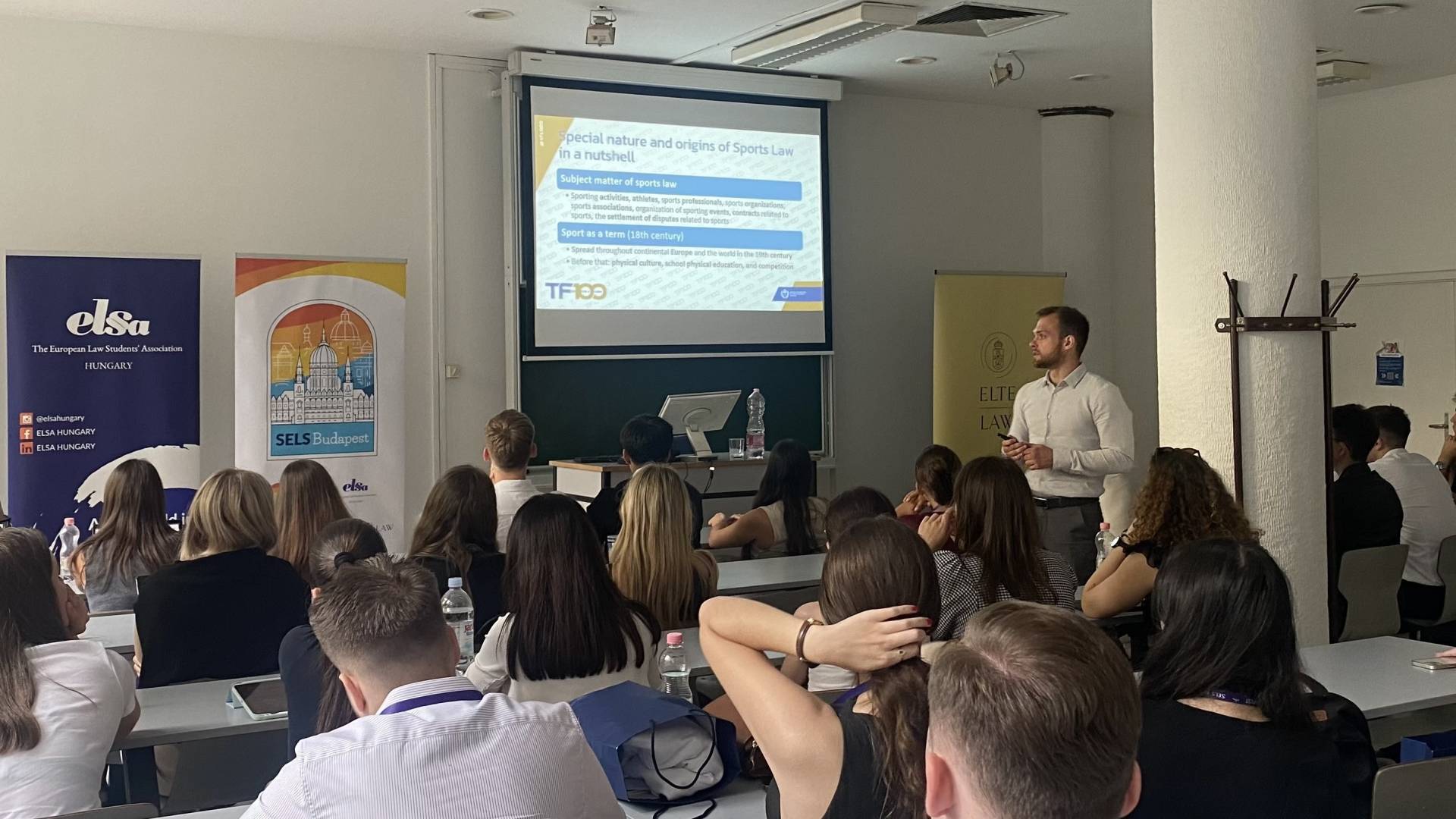 Az ELSA Summer University 2025-ös rendezvényen tartott előadást Székely Botond tanársegéd
