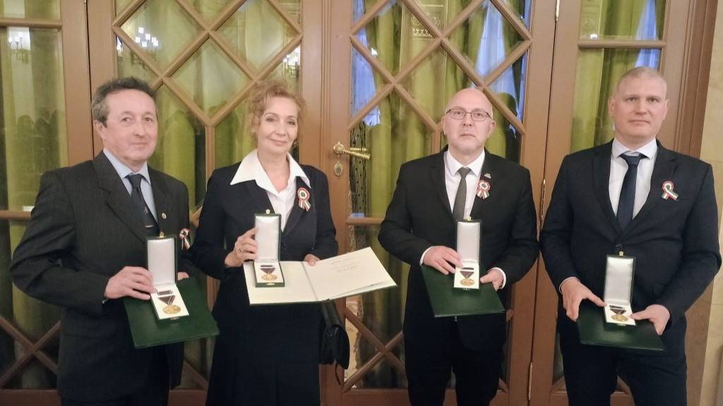 Allami kituntetest kapott a TF leveltarvezetoje Molnar Laszlo