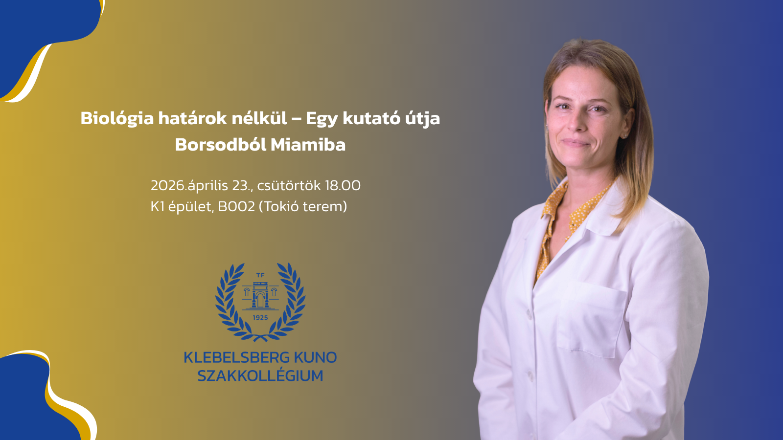 Meghívó dr. Téglás Tímea előadására