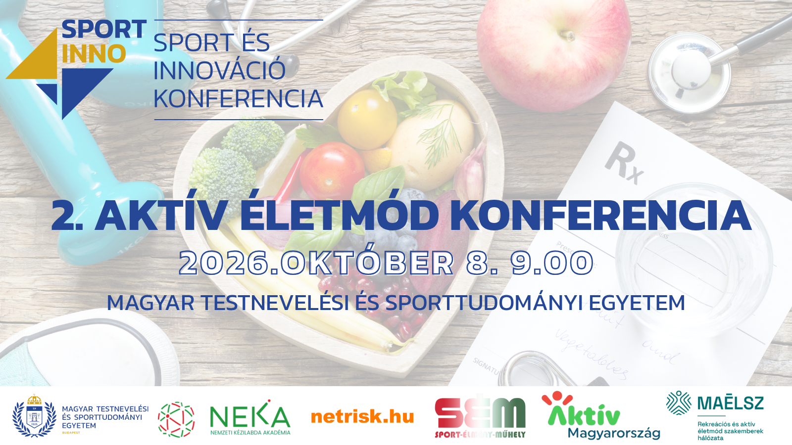 Újra a Sportinnón kap helyet az Aktív Életmód Konferencia 